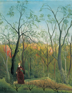 額装】 絵画 アンリ・ルソー 「エキゾチックな風景」 Henri Rousseau 